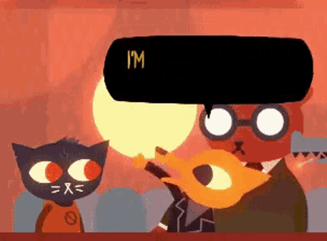 a cartoon character with a speech bubble that says i 'm on it