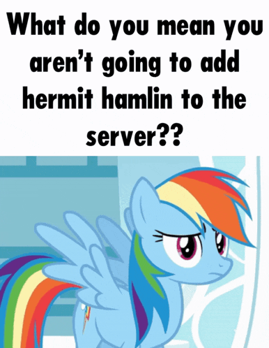 a picture of a rainbow dash with the words what do you mean you aren 't