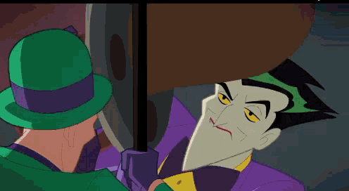 Riddler Joker GIF - Riddler Joker Shock GIFs