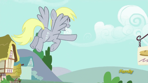 Derpy Hooves Fall GIF - Derpy Hooves Fall Hit GIFs