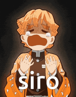 a cartoon character is crying and the word siro is on the bottom