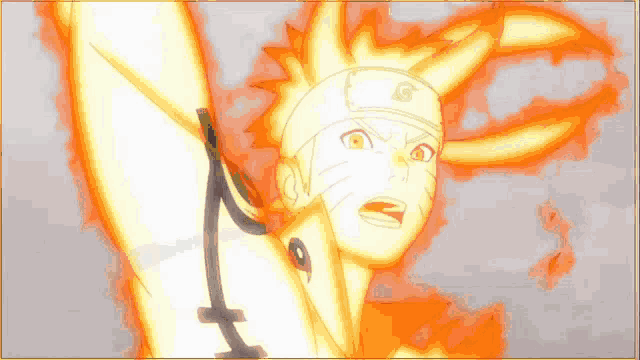 a close up of a cartoon character with fire coming out of his mouth and arms .