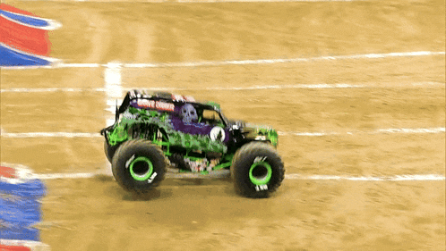 a monster truck with the word grave digger on the side
