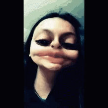 Smiling Snap Chat GIF