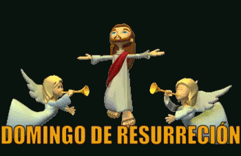 Jesucristo Resucitado Con Angeles A Su Lado GIF - Angeles Resurreccion Domingo GIFs