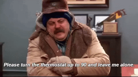 Please Turn The Thermostat Up GIF - Thermostat Thermostat Control Temperature GIFs
