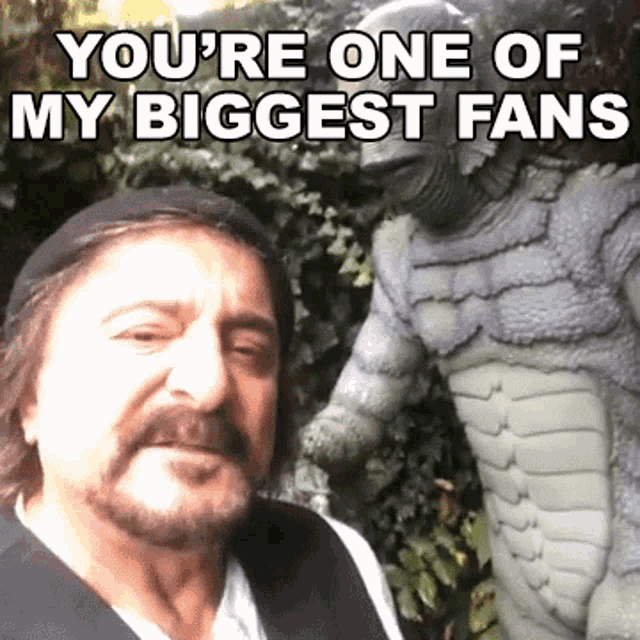 Youre One Of My Biggest Fans Tom Savini GIF - Youre One Of My Biggest Fans Tom Savini Cameo GIFs