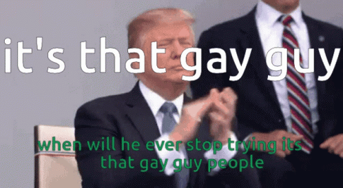 Dnald Trump Gay Guy GIF - Dnald Trump Gay Guy Clapping GIFs