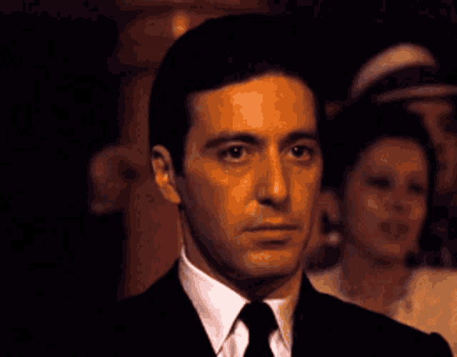 Godfather Michael Corleone GIF - Godfather Michael Corleone Al Pacino GIFs