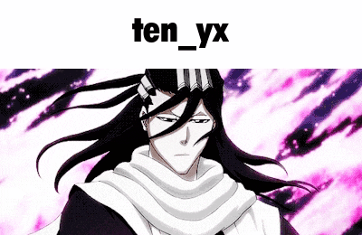 a picture of a man with long hair and the name ten_yx on the bottom