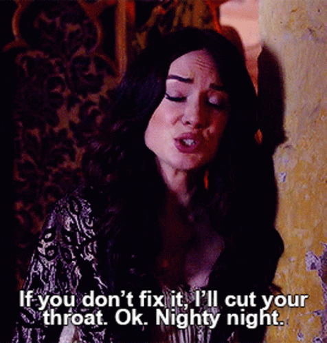 If You Dont Fix It Ill Cut Your Throat GIF - If You Dont Fix It Ill Cut Your Throat Nighty Night GIFs