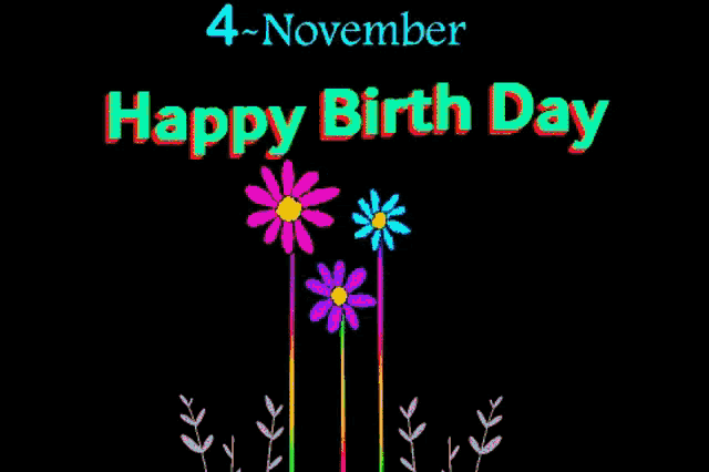 a greeting card that says happy birthday on it
