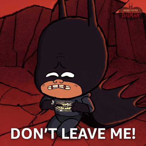 Don'T Leave Me Damian Wayne GIF - Don'T Leave Me Damian Wayne Merry Little Batman GIFs