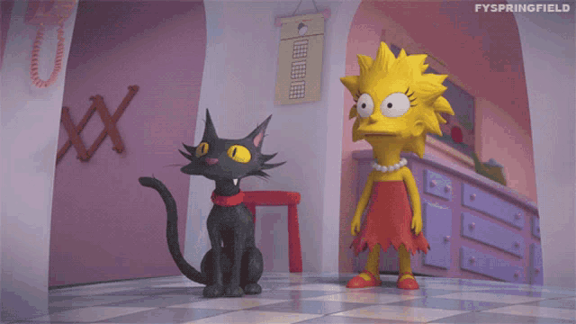 a picture of lisa simpson with her mouth wide open