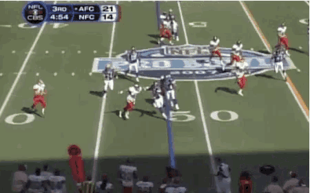 a football game is being played on a field that says pro bowl