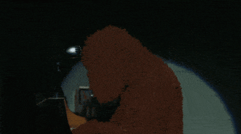 a woman in a teddy bear costume with a cat nose and mouth