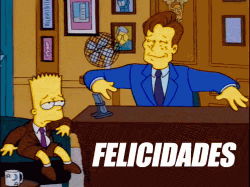 Felicidades GIF - Los Simpsons Felicidades Felicitaciones GIFs