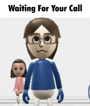 Waiting For Your Call Wii Play GIF - Waiting For Your Call Waiting For You Waiting GIFs