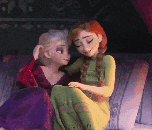 Cuddling Frozen GIF - Cuddling Frozen Anna GIFs