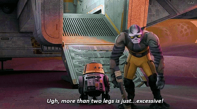 Star Wars Zeb Orrelios GIF - Star Wars Zeb Orrelios Ugh More Than Two Legs Is Just Exercise GIFs