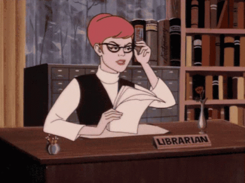 Barbara Gordon Barbara Librarian GIF - Barbara Gordon Barbara Librarian Glasses Off GIFs