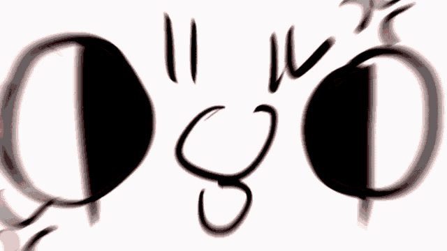 a drawing of a person 's face with the letters d and g visible