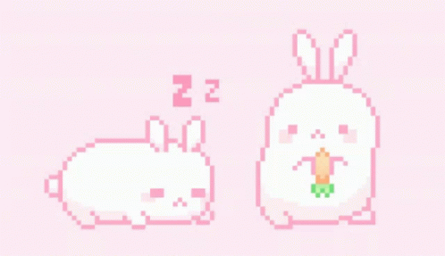Aesthetic Bunny GIF - Aesthetic Bunny Sleepy GIFs