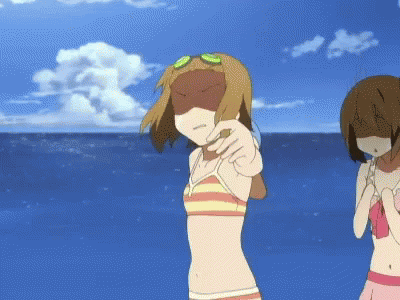 Anime Fight GIF - Anime Fight Beach GIFs