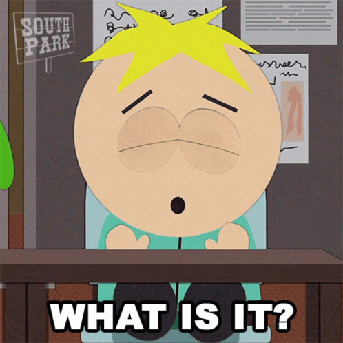 What Is It Butters Stotch GIF - What Is It Butters Stotch South Park GIFs