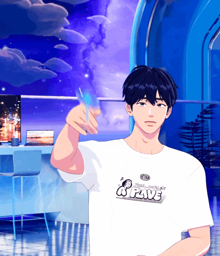 a man wearing a white shirt that says rave