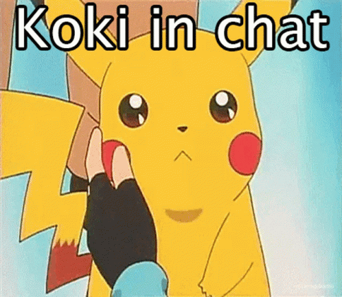 Koki Pikachu GIF - Koki Pikachu Koki In Chat GIFs