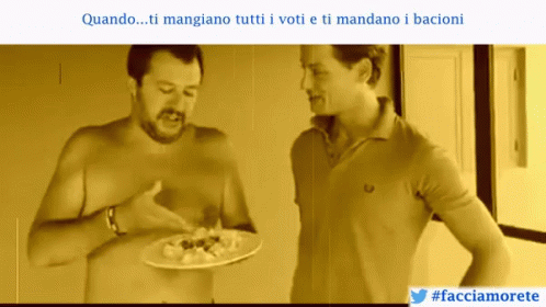 Salvini M5s GIF - Salvini M5s Mangiati GIFs