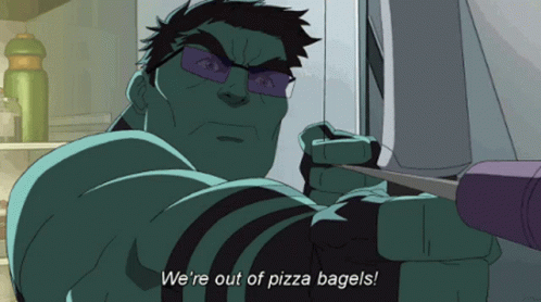 Avengers Assemble Hawkeye GIF - Avengers Assemble Hawkeye Were Out Of Pizza Bagels GIFs