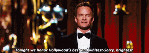 He Went There GIF - Oscars Neil Patrick Harris Whitest GIFs
