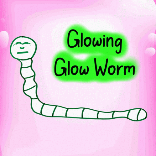 Glowing Glow Worm Veefriends GIF - Glowing Glow Worm Veefriends Feeling Good GIFs