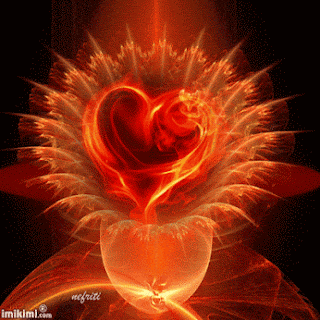 a computer generated image of a heart with the website imikimi.com