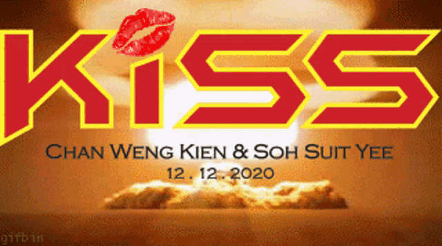 Kiss Wedding Invite Explode GIF - Kiss Wedding Invite Kiss Explode GIFs