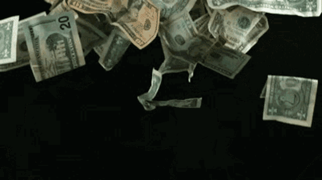 Raining Money Money GIF - Raining Money Money Slow Falling GIFs