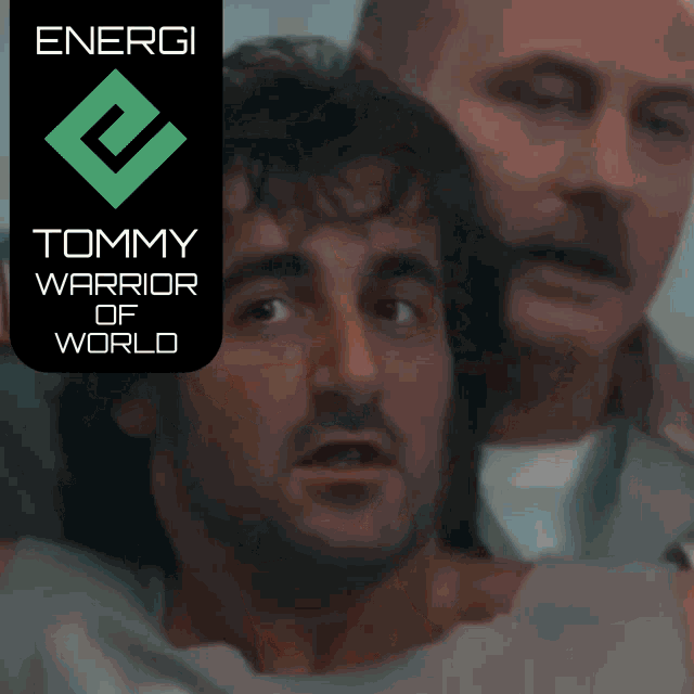 a poster for tommy warrior of world shows a man laying in a hospital bed