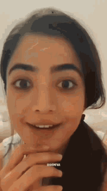 Rashmika Mandhana Keert GIF - Rashmika Mandhana Keert Big Smile GIFs