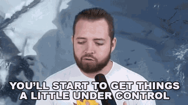 Youll Start To Get Things A Little Under Control Bricky GIF - Youll Start To Get Things A Little Under Control Bricky Bigbrickplays GIFs