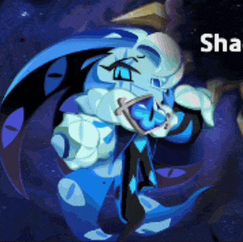 a cartoon drawing of a shark with the word sha in the corner