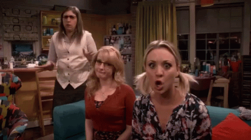 Nope The Big Bang Theory Girls GIF - Nope No The Big Bang Theory Girls GIFs