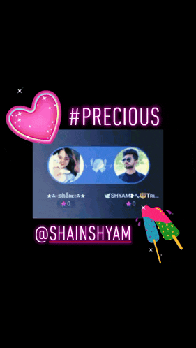 a picture of a man and a woman with the words #precious on top