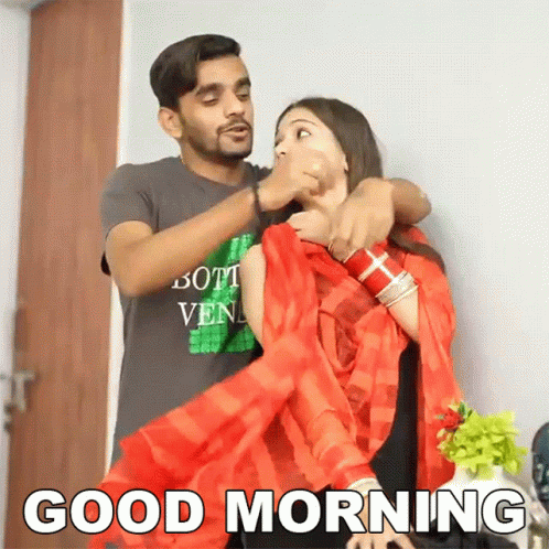 Good Morning Diya Gora GIF - Good Morning Diya Gora Prince Verma GIFs