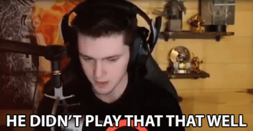 He Didnt Play That Well Colton Wall GIF - He Didnt Play That Well Colton Wall Coltonw83 GIFs