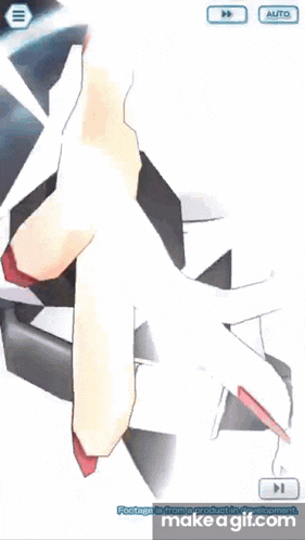 a cartoon character with red hair is holding a knife in a video game .