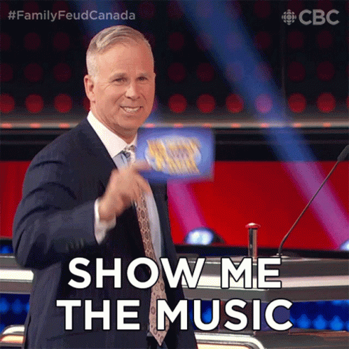 Show Me The Music Family Feud Canada GIF - Show Me The Music Family Feud Canada Show The Music GIFs