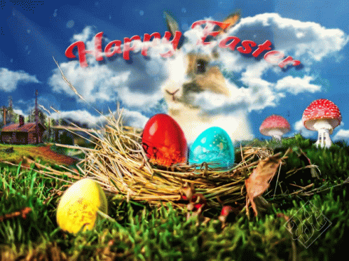 Happy Easter Images2022 Easter Bunny GIF - Happy Easter Images2022 Easter Bunny Easter Eggs GIFs
