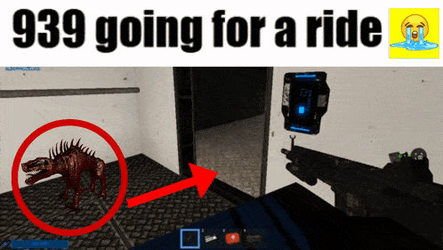 a screenshot of a video game with the words " 939 going for a ride "
